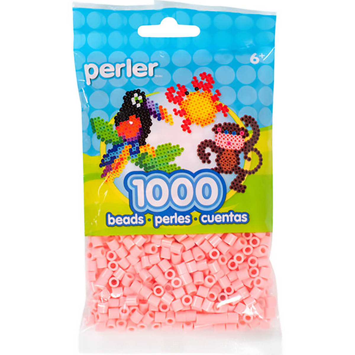 1,000 Perler Beads - Flamingo