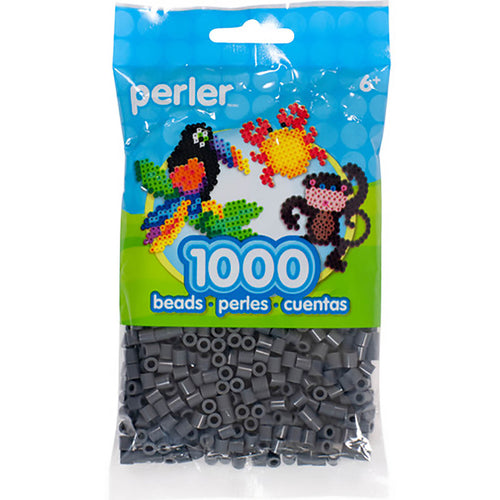 1,000 Perler Beads - Dark Grey
